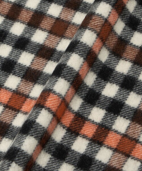 Joshua Ellis（ジョシュアエリス）の「【別注】＜Joshua Ellis＞ブラウンチェック マフラー（マフラー・メンズ・ブラウン系・FREE）」の3枚目の写真
