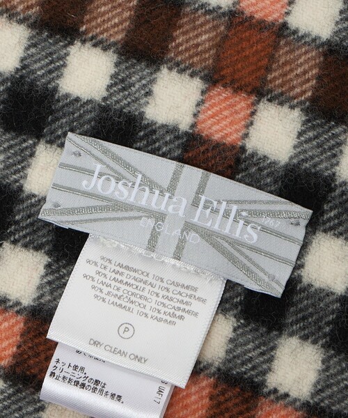 Joshua Ellis（ジョシュアエリス）の「【別注】＜Joshua Ellis＞ブラウンチェック マフラー（マフラー・メンズ・ブラウン系・FREE）」の4枚目の写真