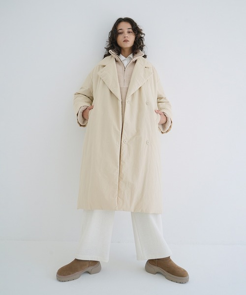 CLANE（クラネ）の「COLOR DOWN CHESTER COAT（チェスターコート