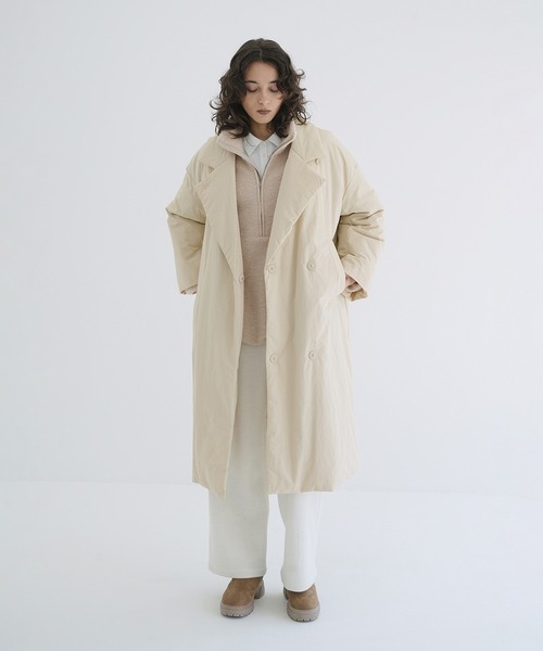 CLANE（クラネ）の「COLOR DOWN CHESTER COAT（チェスターコート