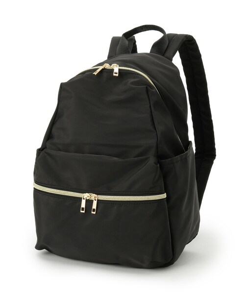 ITS'DEMO(イッツデモ)の「◆高密度ポリ10ポケットミディリュック(バックパック/リュック・レディース・ネイビー/ベージュ/ダークグレー/ブラック・00)」の13枚目の写真