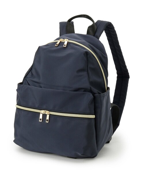 ITS'DEMO(イッツデモ)の「◆高密度ポリ10ポケットミディリュック(バックパック/リュック・レディース・ネイビー/ベージュ/ダークグレー/ブラック・00)」の15枚目の写真