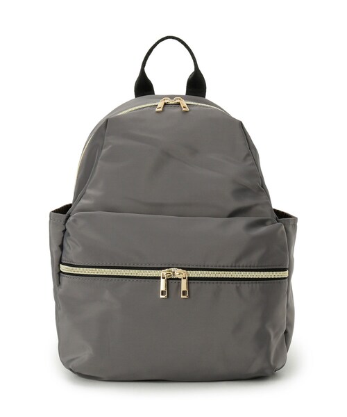 ITS'DEMO(イッツデモ)の「◆高密度ポリ10ポケットミディリュック(バックパック/リュック・レディース・ネイビー/ベージュ/ダークグレー/ブラック・00)」の17枚目の写真