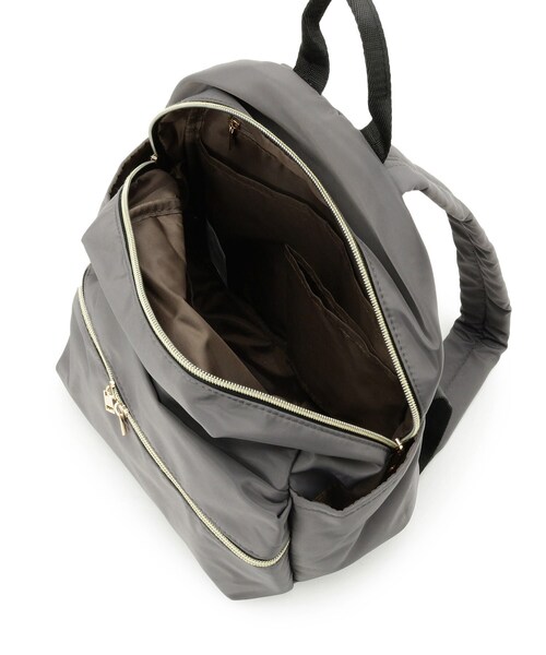 ITS'DEMO(イッツデモ)の「◆高密度ポリ10ポケットミディリュック(バックパック/リュック・レディース・ネイビー/ベージュ/ダークグレー/ブラック・00)」の21枚目の写真