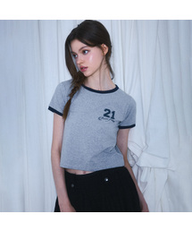 No.21 Ringer T-shirt [Gray]