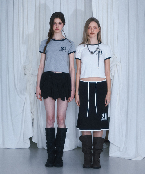 ROSEFRANTZ（ロゼフランツ）の「No.21 Ringer T-shirt [Gray]（Tシャツ/カットソー・レディース・アッシュグレー・OS）」の3枚目の写真