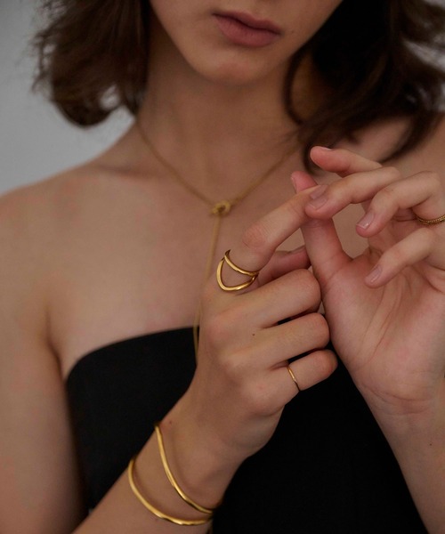 CENE（セネ）の「【CENE】セネ/ストロークリング（リング・レディース・ゴールド/シルバー・#9/#11/#13）」の3枚目の写真