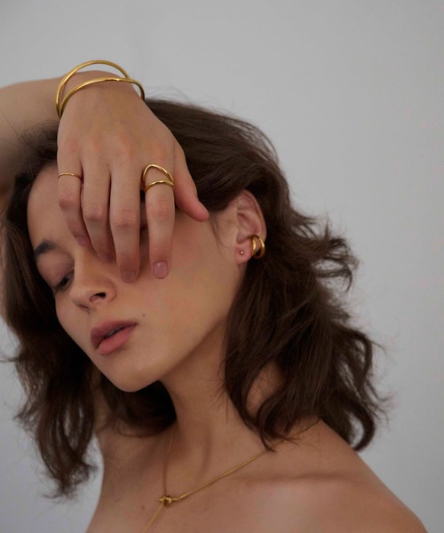 CENE（セネ）の「【CENE】セネ/ストロークリング（リング・レディース・ゴールド/シルバー・#9/#11/#13）」の5枚目の写真