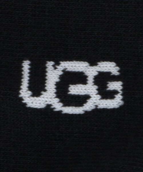 UGG（アグ）の「＜UGG＞Serenella Novelty Bow ソックス（ソックス/靴下・レディース・ブラック/ホワイト・FREE）」の4枚目の写真
