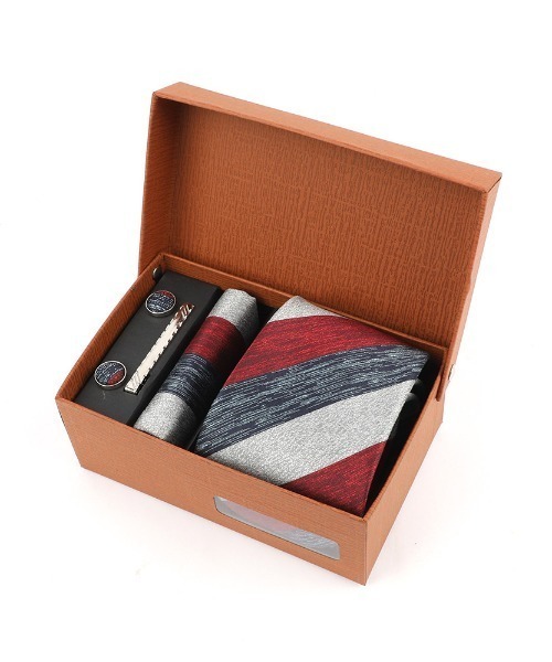 REBALANCE(リバランス)の「ネクタイ4点セット 【ギフトボックス付き】(ネクタイ・メンズ・R/P/I/B/Q/O/J/H/A/N/M/L/K/S/F/E/D/C・FREE)」の6枚目の写真