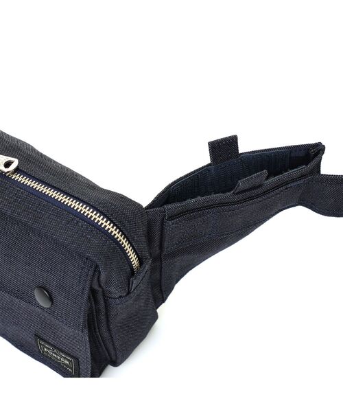 PORTER（ポーター）の「スモーキー ウエストバッグ（ボディバッグ/ウエストポーチ・メンズ・ブラック/ネイビー・FREE）」の8枚目の写真