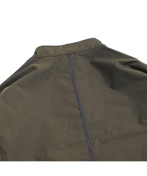 yorozu（ヨロズ）の「yorozu JP NYLON CROSSOVER COAT ARCHIVE EDITION (186YZTS60)（モッズコート・メンズ・ブラック/カーキ・FREE）」の19枚目の写真