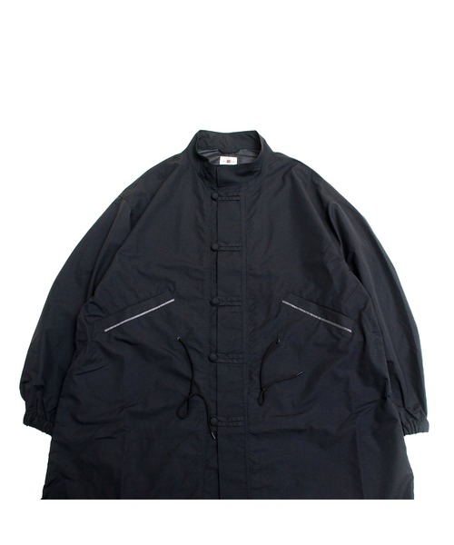 yorozu（ヨロズ）の「yorozu JP NYLON CROSSOVER COAT ARCHIVE EDITION (186YZTS60)（モッズコート・メンズ・ブラック/カーキ・FREE）」の7枚目の写真