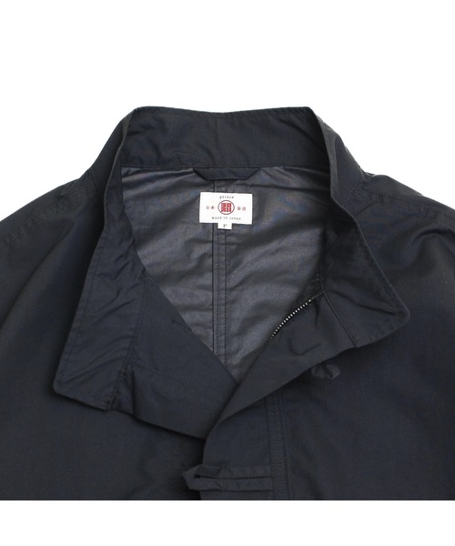 yorozu（ヨロズ）の「yorozu JP NYLON CROSSOVER COAT ARCHIVE EDITION (186YZTS60)（モッズコート・メンズ・ブラック/カーキ・FREE）」の13枚目の写真