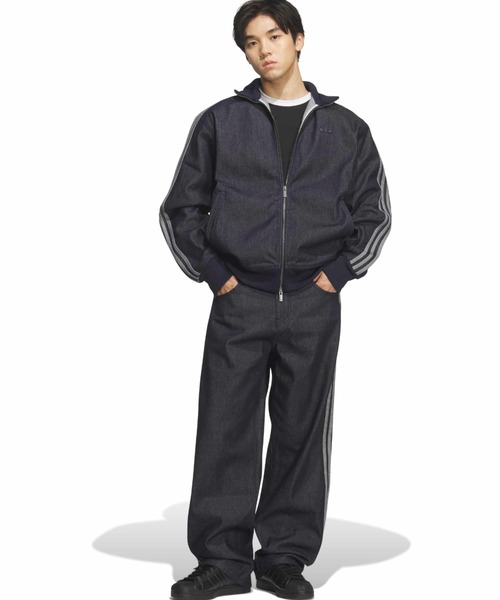 adidas(アディダス)の「adidas DENIM FIREBIRD TRACK PANTS / アディダス デニム ファイヤーバード トラックパンツ(デニムパンツ・メンズ・インディゴブルー・30inch/32inch/34inch/36inch)」の12枚目の写真