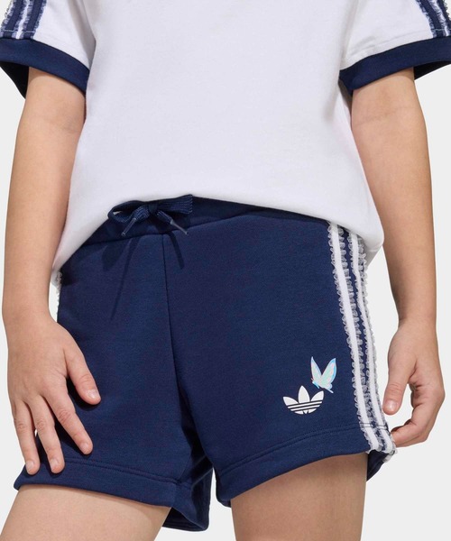 Disney（ディズニー）の「アディダス ディズニー ショート Tシャツ セット / アディダスオリジナルス adidas Originals（ジャージ・キッズ・ホワイト×ブルー・100/110/120/130）」の4枚目の写真