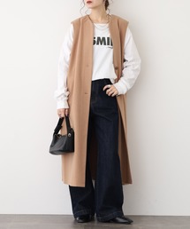 EGLANTINE フェイクウールジレ