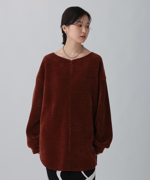 LEPSIM（レプシィム）の「ZIPモールラウンドチュニック 613879（T