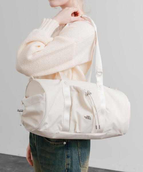 THE NORTH FACE(ザノースフェイス)の「日本未展開モデル THE NORTH FACE ザ・ノースフェイス WHITE LABEL ホワイトレーベル BONNEY DUFFLE BAG S/ダッフルバッグ(ショルダーバッグ・レディース・スモークピンク/ブラック/クリーム・FREE)」の12枚目の写真
