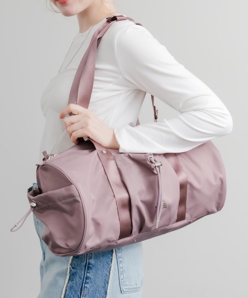 THE NORTH FACE(ザノースフェイス)の「日本未展開モデル THE NORTH FACE ザ・ノースフェイス WHITE LABEL ホワイトレーベル BONNEY DUFFLE BAG S/ダッフルバッグ(ショルダーバッグ・レディース・スモークピンク/ブラック/クリーム・FREE)」の22枚目の写真