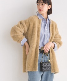 OMNES | フェザーヤーンダブルフェイスニットカーディガン(カーディガン/ボレロ)