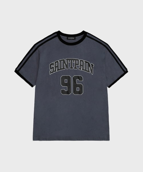 SAINTPAIN(セイントペイン)の「SPナンバーリンガー半袖Tシャツダークグレー(Tシャツ/カットソー・レディース・その他・MEDIUM/LARGE)」の1枚目の写真