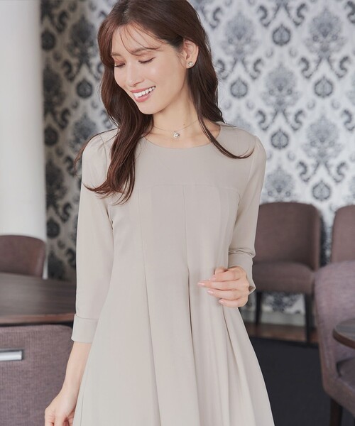 ボックスタックAラインワンピース（ワンピース）｜Tiaclasse（ティア