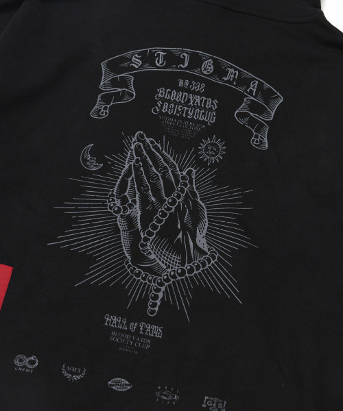 STIGMA(スティグマ)の「Praying Oversized Hoodie Black(パーカー・メンズ・その他・MEDIUM)」の7枚目の写真