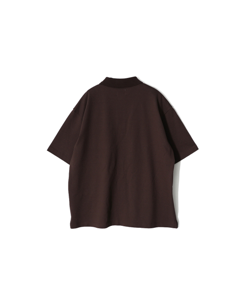 HORLISUN(ホーリーサン)の「サマセットショートピケプルオーバーシャツ ダークブラウン(Tシャツ/カットソー・レディース・その他・SMALL/MEDIUM/LARGE)」の2枚目の写真