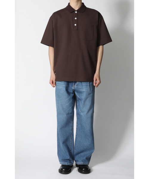 HORLISUN(ホーリーサン)の「サマセットショートピケプルオーバーシャツ ダークブラウン(Tシャツ/カットソー・レディース・その他・SMALL/MEDIUM/LARGE)」の5枚目の写真