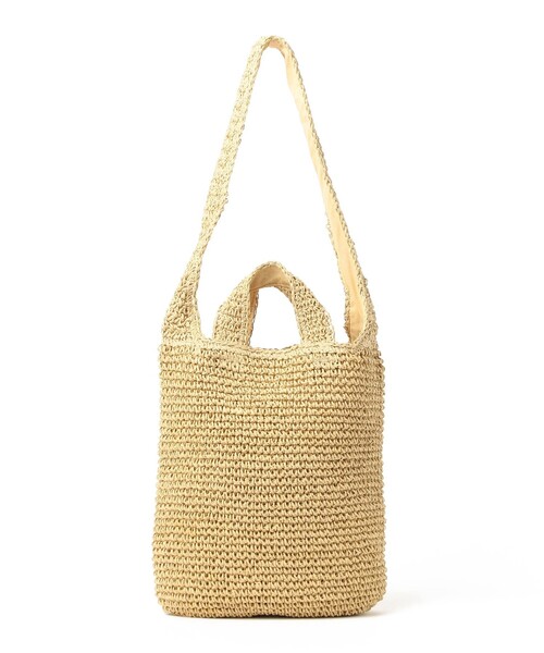 BEAMS BOY(ビームスボーイ)の「PAPER SHOLDER BAG 26SS(ショルダーバッグ・レディース・ダークブラウン/ベージュ・ONE SIZE)」の8枚目の写真