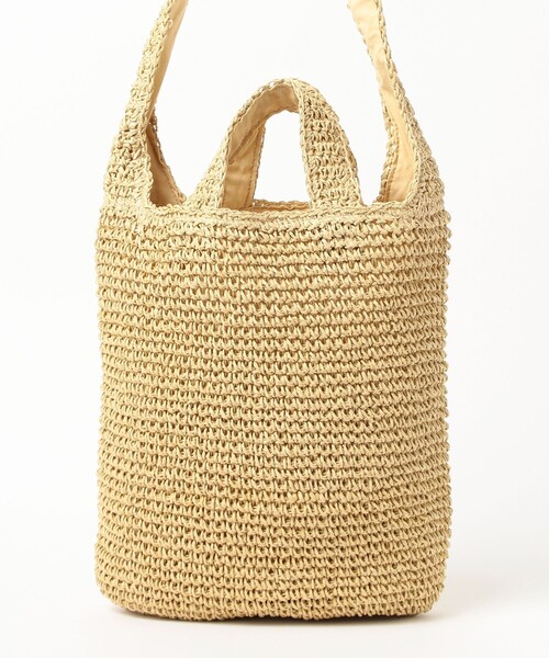BEAMS BOY(ビームスボーイ)の「PAPER SHOLDER BAG 26SS(ショルダーバッグ・レディース・ダークブラウン/ベージュ・ONE SIZE)」の9枚目の写真