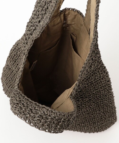 BEAMS BOY(ビームスボーイ)の「PAPER SHOLDER BAG 26SS(ショルダーバッグ・レディース・ダークブラウン/ベージュ・ONE SIZE)」の5枚目の写真