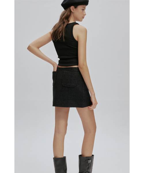 AFTERHOURS(アフターアワーズ)の「CLASSIC WOOL MINI SKIRT (CHECK)(スカート・レディース・その他・SMALL/MEDIUM)」の2枚目の写真