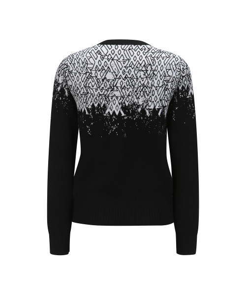 ANEW GOLF（アニューゴルフ）の「WOMEN SP GRADATION PATTERN SWEATER_BK（ニット/セーター・レディース・その他・MEDIUM/X-SMALL/SMALL）」の2枚目の写真