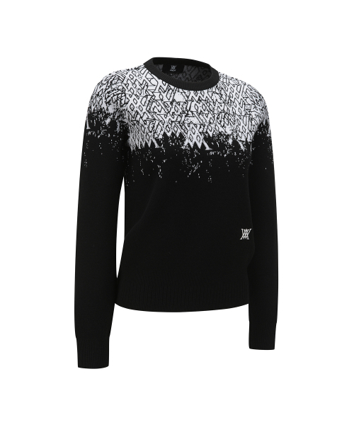 ANEW GOLF（アニューゴルフ）の「WOMEN SP GRADATION PATTERN SWEATER_BK（ニット/セーター・レディース・その他・MEDIUM/X-SMALL/SMALL）」の4枚目の写真