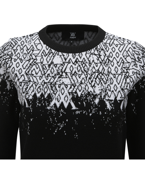 ANEW GOLF（アニューゴルフ）の「WOMEN SP GRADATION PATTERN SWEATER_BK（ニット/セーター・レディース・その他・MEDIUM/X-SMALL/SMALL）」の5枚目の写真