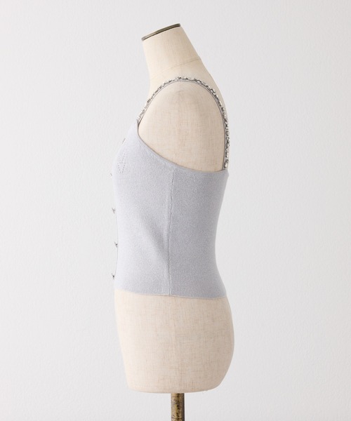 one after another NICE CLAUP（ワンアフターアナザーナイスクラップ）の「【Twinkle collection】アンサンブルニット（アンサンブル・レディース・ブラック/アイボリー/サックスブルー・FREE）」の15枚目の写真