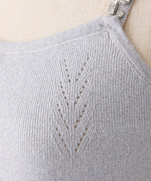 one after another NICE CLAUP（ワンアフターアナザーナイスクラップ）の「【Twinkle collection】アンサンブルニット（アンサンブル・レディース・ブラック/アイボリー/サックスブルー・FREE）」の17枚目の写真