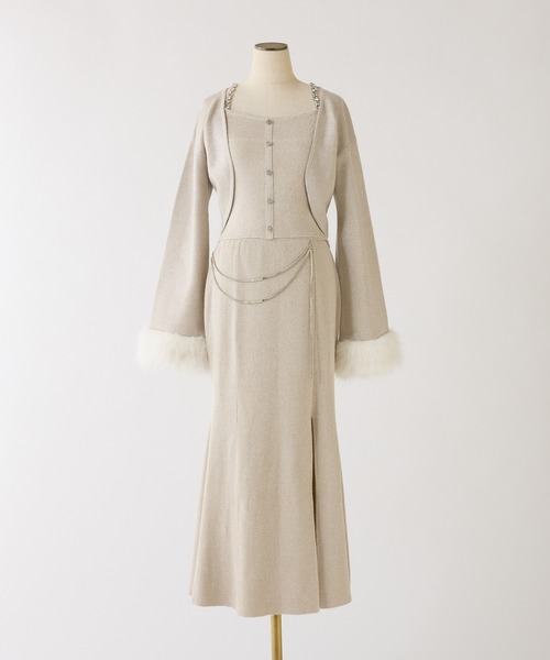 one after another NICE CLAUP（ワンアフターアナザーナイスクラップ）の「【Twinkle collection】アンサンブルニット（アンサンブル・レディース・ブラック/アイボリー/サックスブルー・FREE）」の20枚目の写真