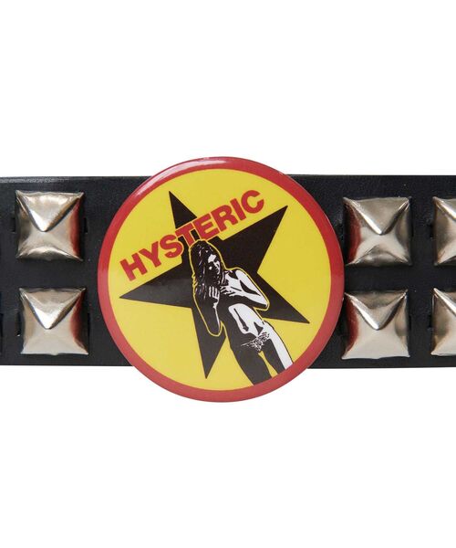 HYSTERIC GLAMOUR(ヒステリックグラマー)の「STUDS BADGES FEVER ベルト(ベルト・レディース・ブラック・FREE)」の4枚目の写真