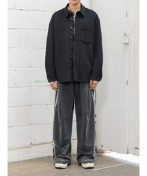 BEGIN202（ビギン202）の「ダブルフェイスハンドソーンハーフコート[ブラック]（ダッフルコート）」