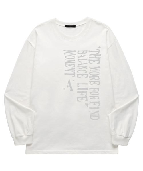 VANNWORKS(バンワークス)の「URBAN BALANCE ロングスリーブ (VLS0207) ホワイト(Tシャツ/カットソー・レディース・その他・SMALL/MEDIUM/LARGE/X-LARGE/XX-LARGE)」の1枚目の写真