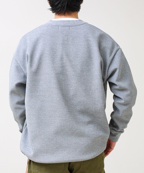 セール】ワッフルフリース ハーフジッププルオーバー（スウェット