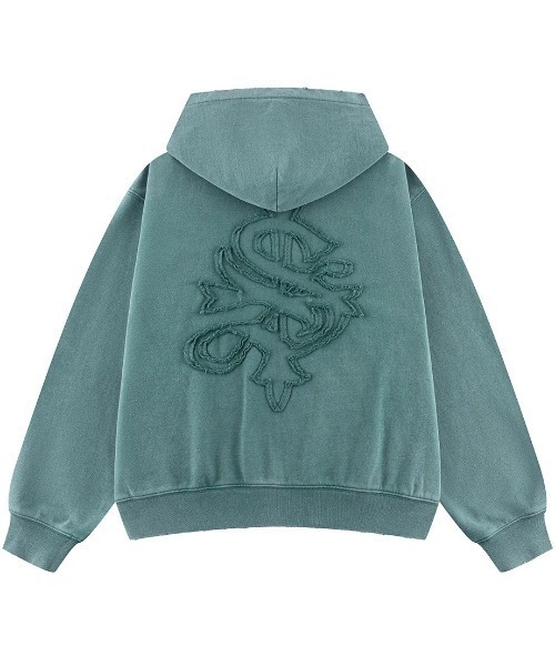 A'GEM/9 × .kom 『SUPPLIER/サプライヤー』 Distressed Cross Zip