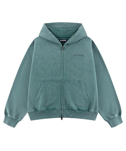 A'GEM/9 × .kom 『SUPPLIER/サプライヤー』 Distressed Cross Zip