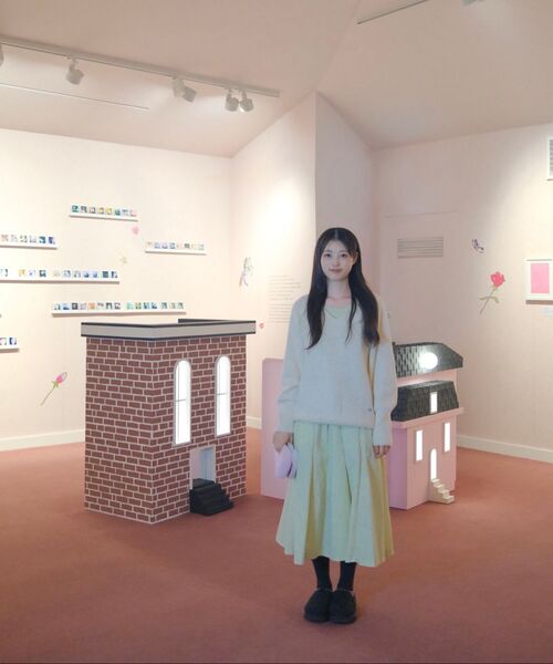 DEHEVE（デヘヴェ）の「Classic V-neck Knit [Butter]（ニット/セーター・レディース・ライトホワイト・FREE）」の8枚目の写真
