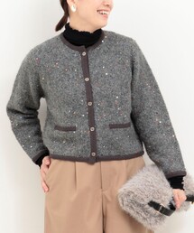 MICO COULIER | カラフルスパンコールカーディガン(カーディガン/ボレロ)