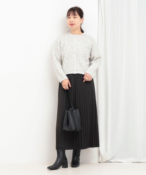 MICO COULIER（ミコクリエ）の「カラフルスパンコールカーディガン（カーディガン/ボレロ・レディース・グレー系その他3/グレー系その他・38）」の10枚目の写真