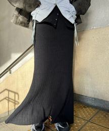 Ameri（アメリ）の「UND RACCOON BLEND KNIT SKIRT（スカート）」